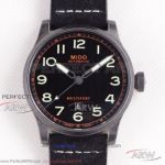 GG Factory Mido Multifort Escape Black Dial Black PVD Case 44 MM Automatic Watch M032.607.36.050.09